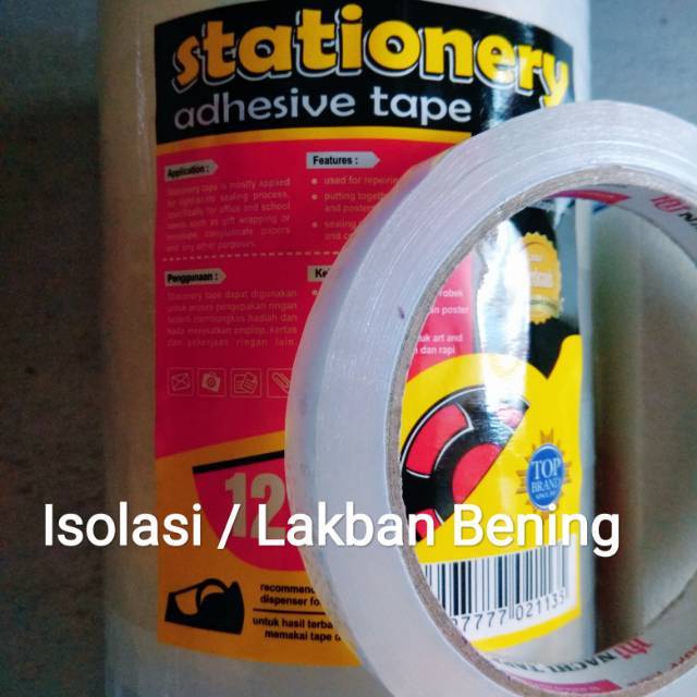 

MASKING / ISOLASI / LAKBAN Nachi Bening ukuran 12mm