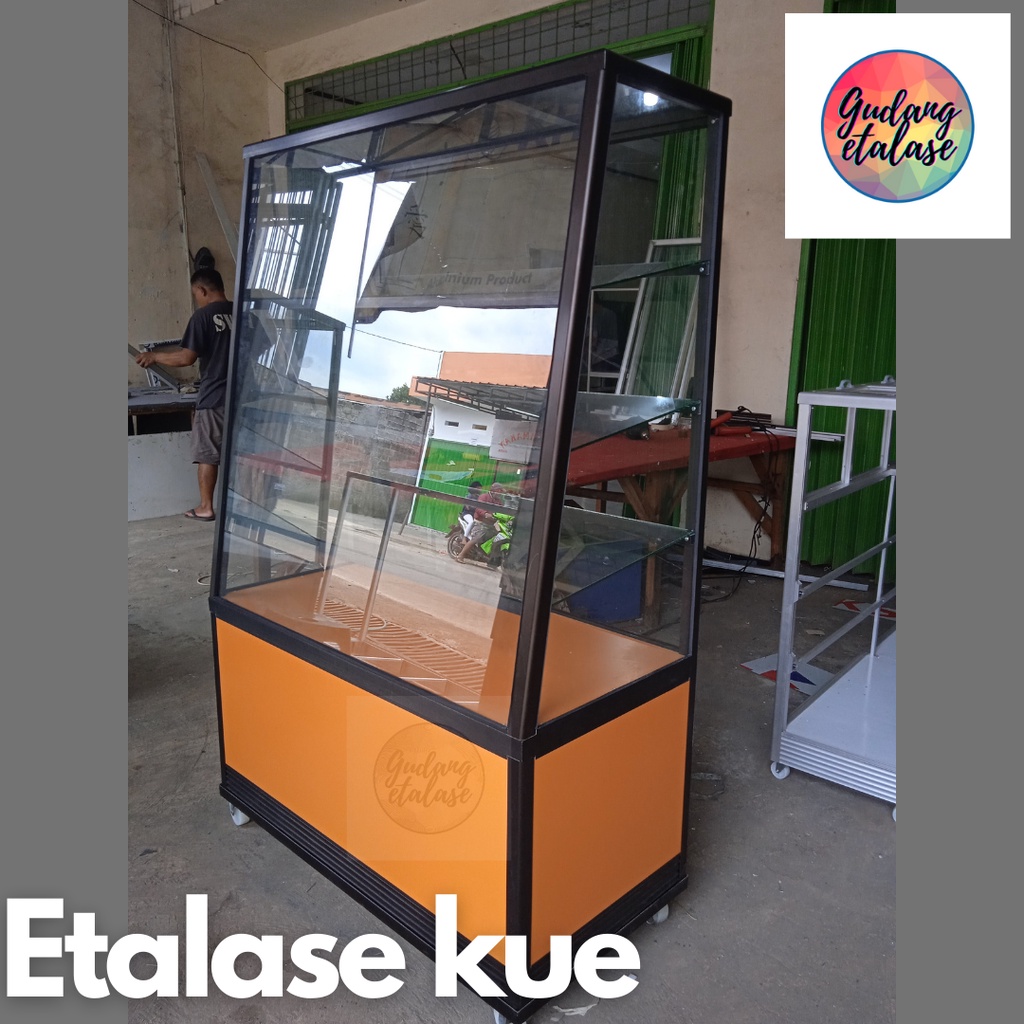 Etalase kue/Etalase makanan/Etalase donat/food display