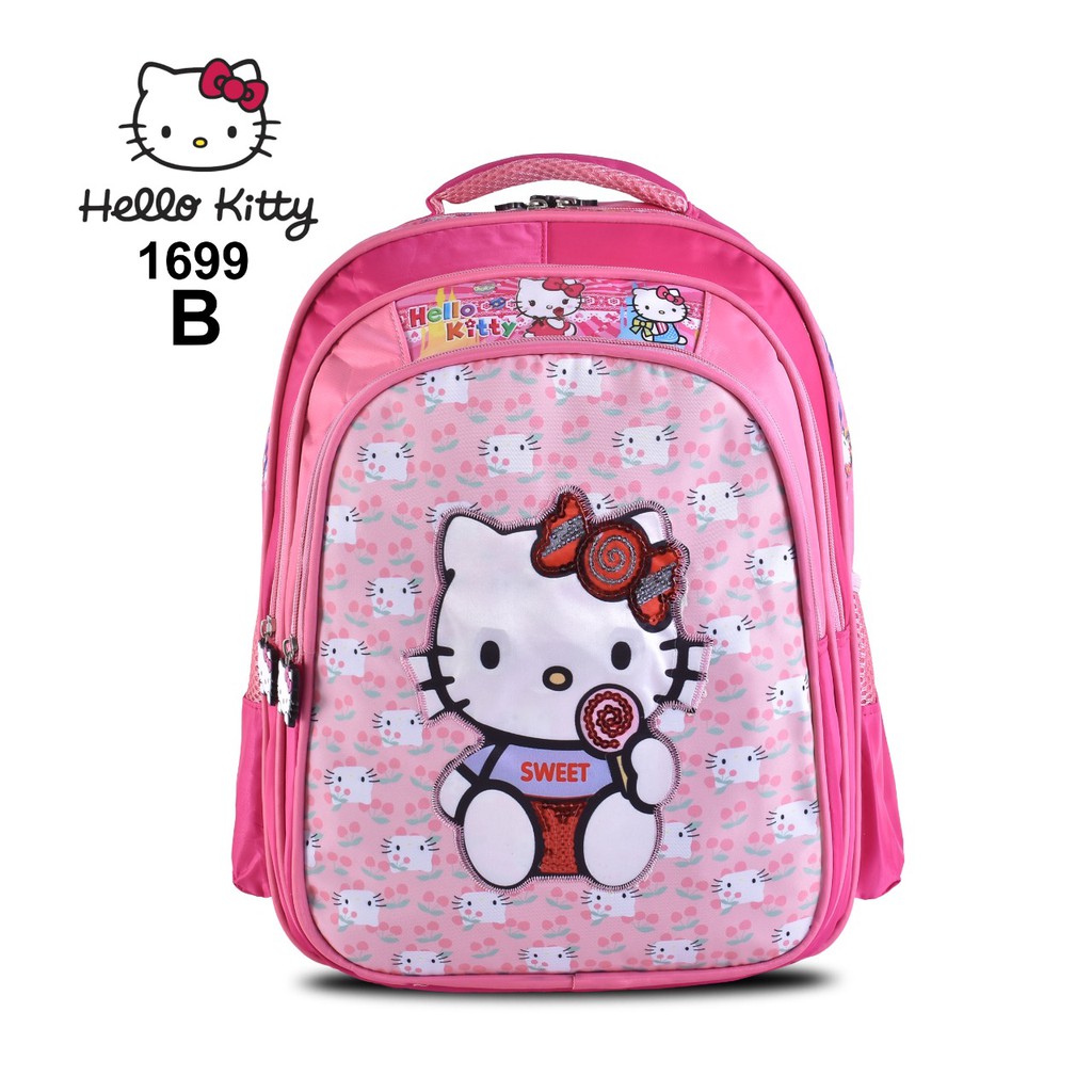 Tas Cartoon Sekolah Lampu 1699 Tas Anak Perempuan (Frozen,Hello Kitty,LOL,My Little Pony,Unicorn)