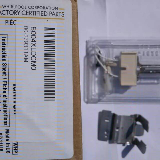 Original Igniter pemantik mesin pengering Whirlpool Maytag