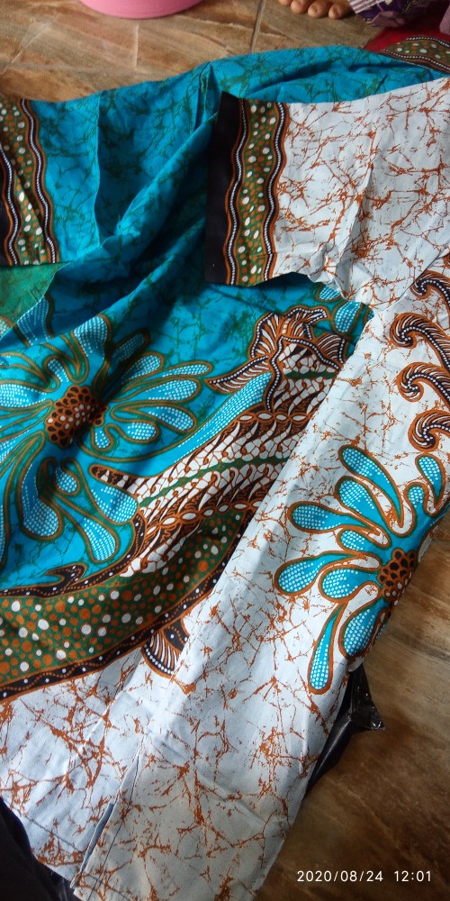 Obral Hem Batik Sogan Seragam Murah