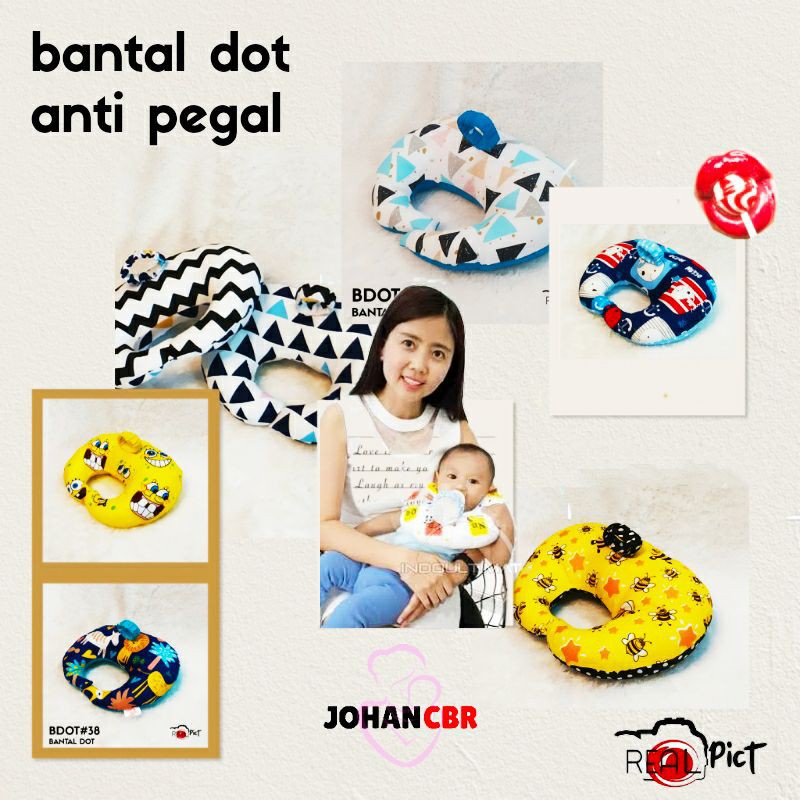 Bantal Dot bayi / bantal Susu Bayi Anti Pegal / Bantal Dot Botol Susu Bayi/bantal penyangga botol susu
