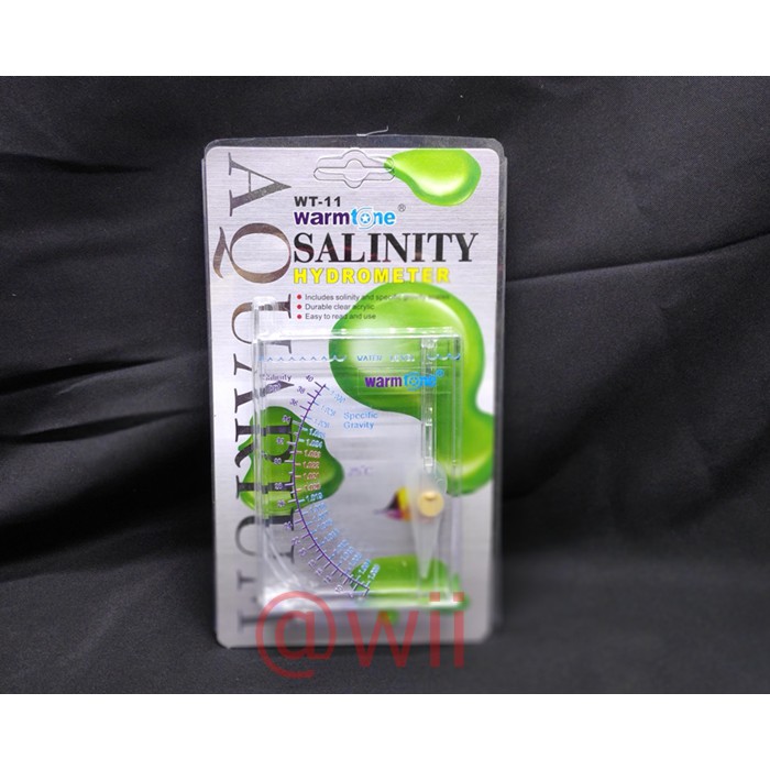 Warmtone salinity hydrometer Aquarium air laut