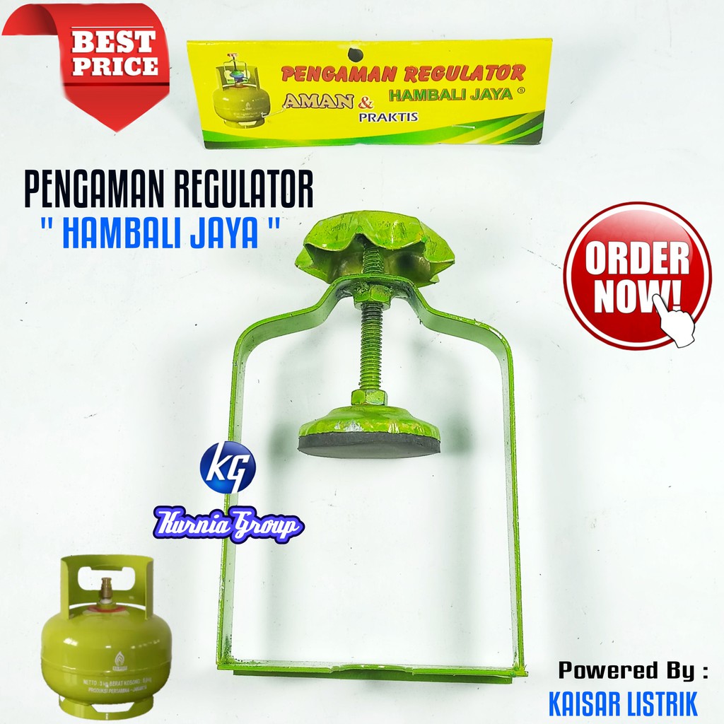 Pengaman Regulator Gas Elpiji 3Kg Anti Goyang tabung 5kg Alat Pengunci Kepala Regulator LPG 12Kg