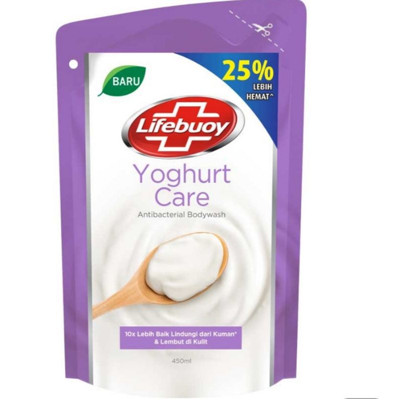 SABUN MANDI CAIR LIFEBUOY BODY WASH YOGURT CARE 450 ML