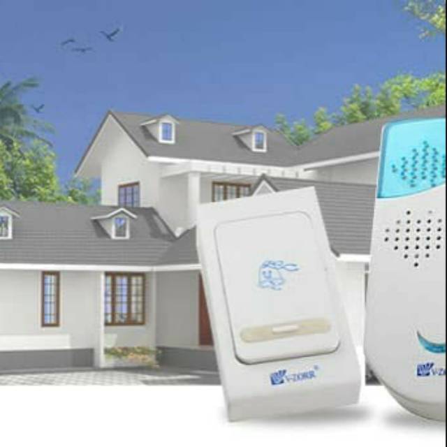 Bel pintu rumah tanpa kabel / bel pintu rumah wireless / bel pintu murah