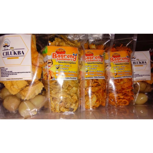 

Paket Basreng & Cilukba (7pcs) bebas pilih