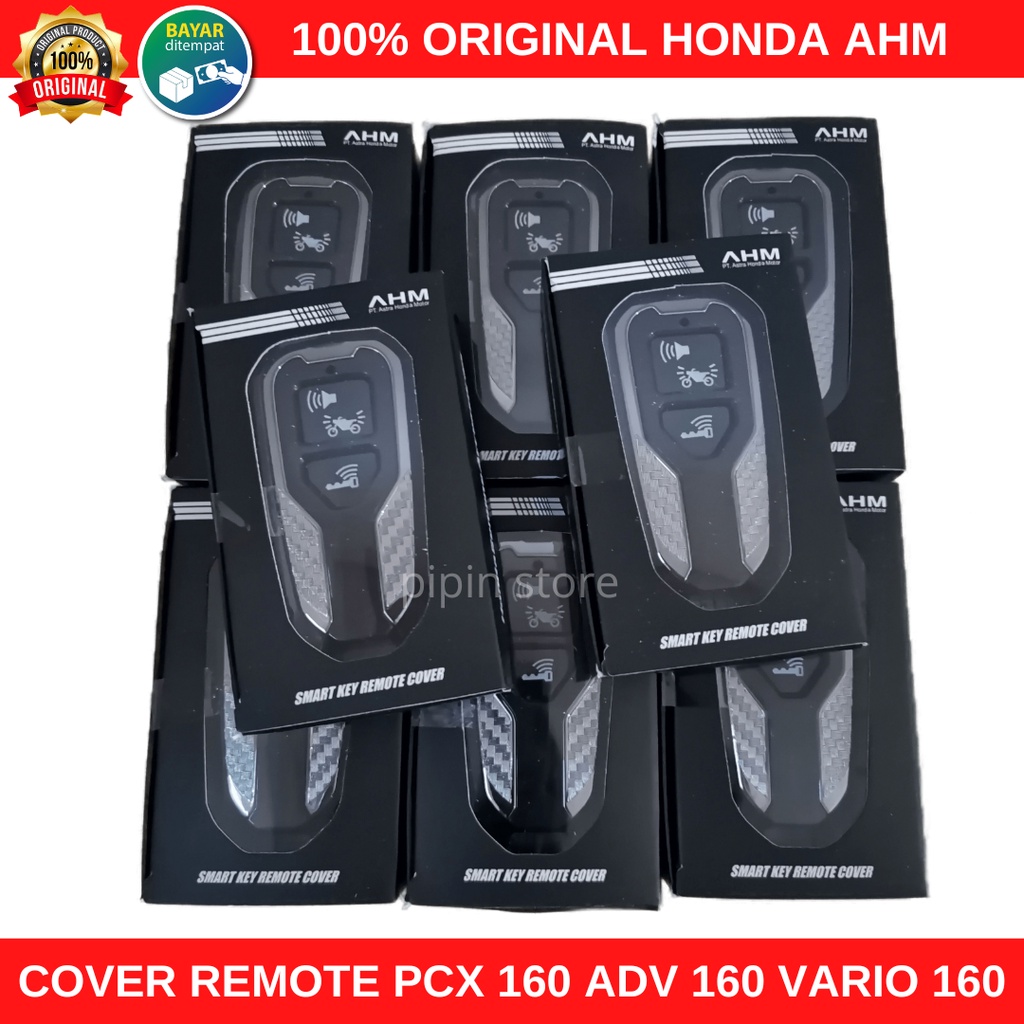 Cover Remote  Vario 160 Cover Kunci Remot Honda Vario 160 Smart Key Case Sarung Kunci PCX 160 ADV 160 Original AHM