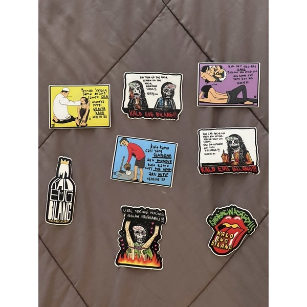 

kaloeugbilang sticker pack isi 8pcs