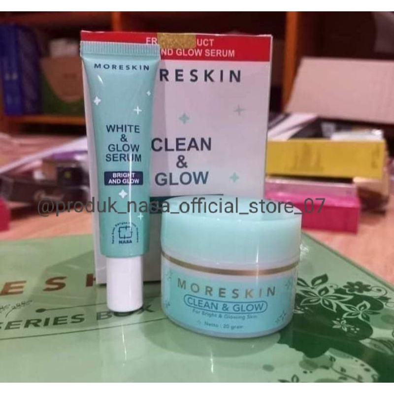 Jual MORESKIN Clean and Glow ( 20 gram ) Shopee Indonesia