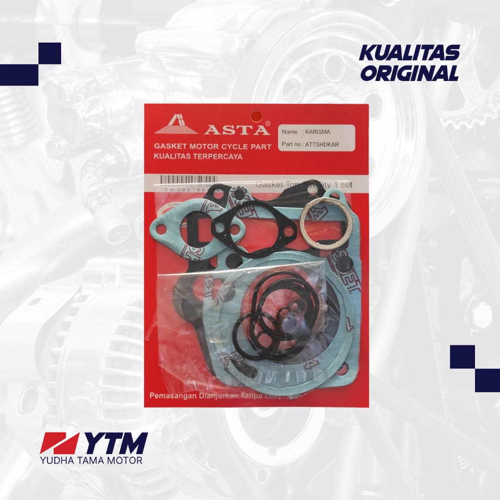 PAKING GASKET TOP SET TOP SET KARISMA SUPRA X 125 ASTA KUALITAS ORIGINAL