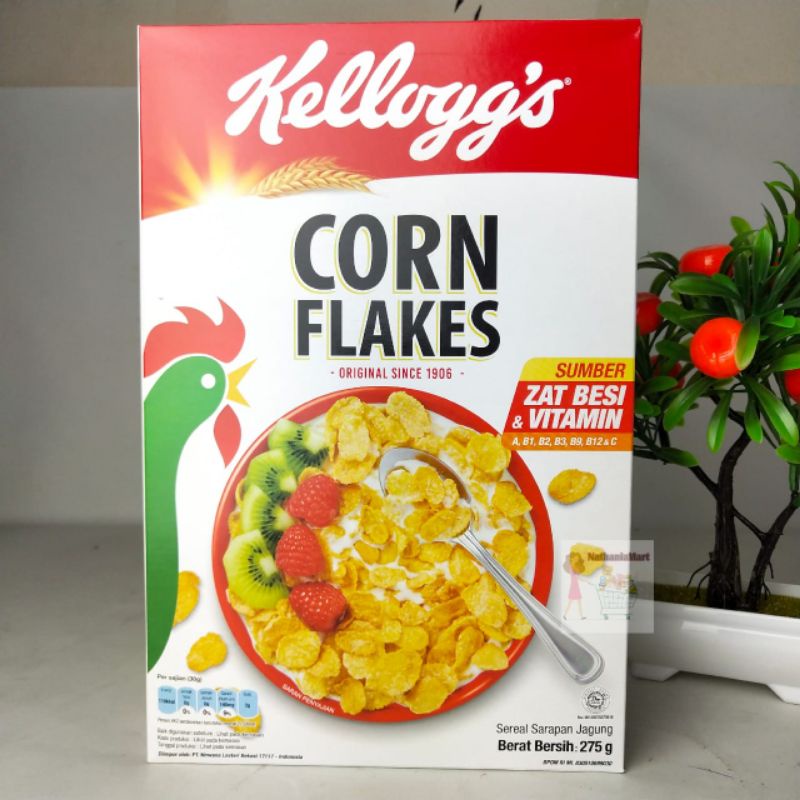 

Kelloggs Corn Flakes 275 Gram Sereal Jagung Kelloggs