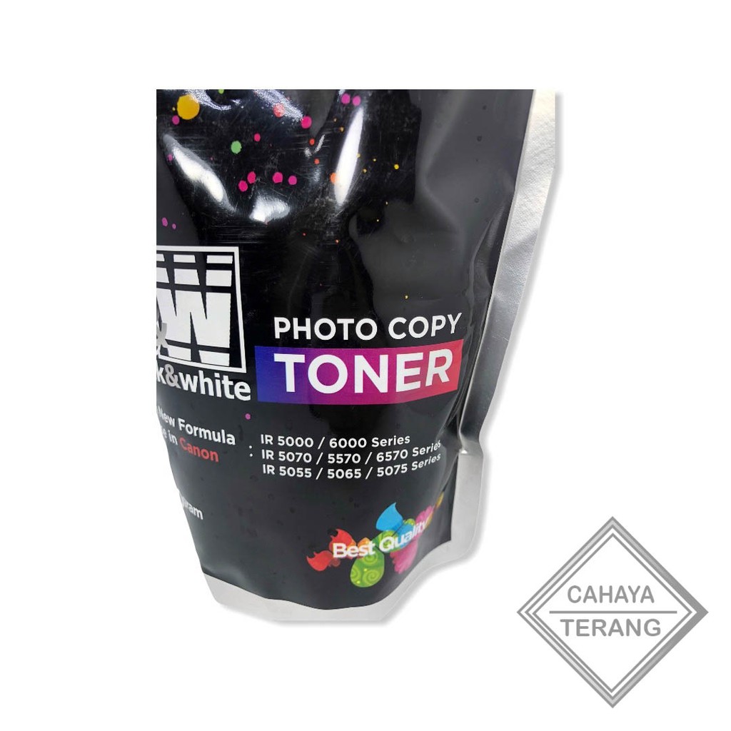 Toner B&amp;W Black and White Mesin Fotokopi Canon IR 6000/6570 IRA 6075