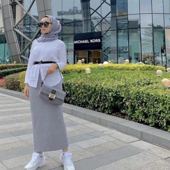 Paling Diminati ROK SPAN KENITS SEMI RAJUT PREMIUM