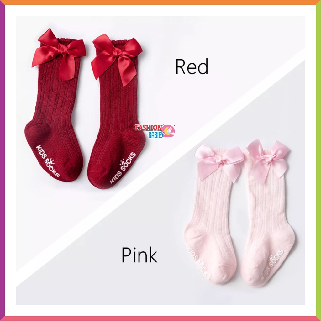 ❤ Fashionbabies ❤ KAOSKAKI IMPORT PITA PANJANG BABY / KAOS KAKI ANAK