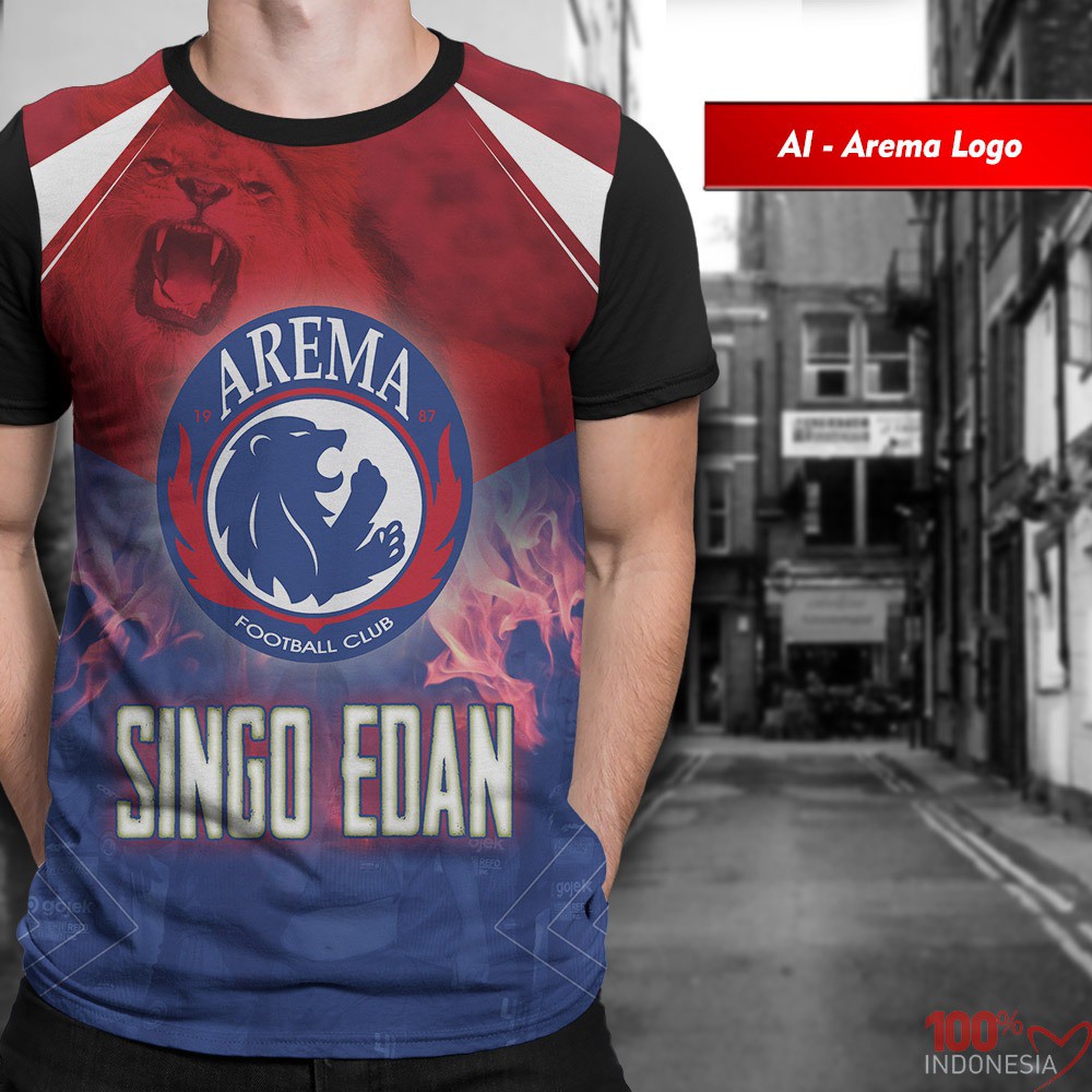 Kaos Print 3D Liga Indonesia A