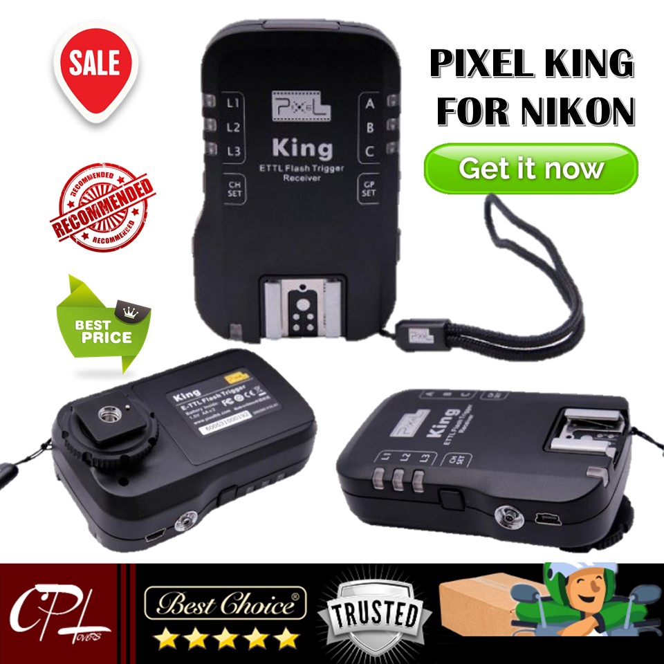 Pixel King Receiver For Nikon Wireless TTL Flash Trigger