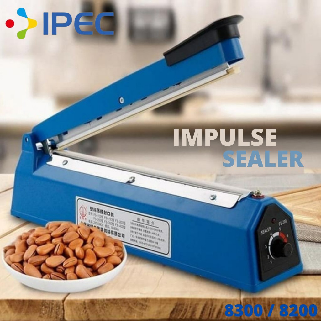 Impulse Sealer 20cm/30cm Alat Press Perekat Plastik Q2-8300/8200 / ALAT PRES