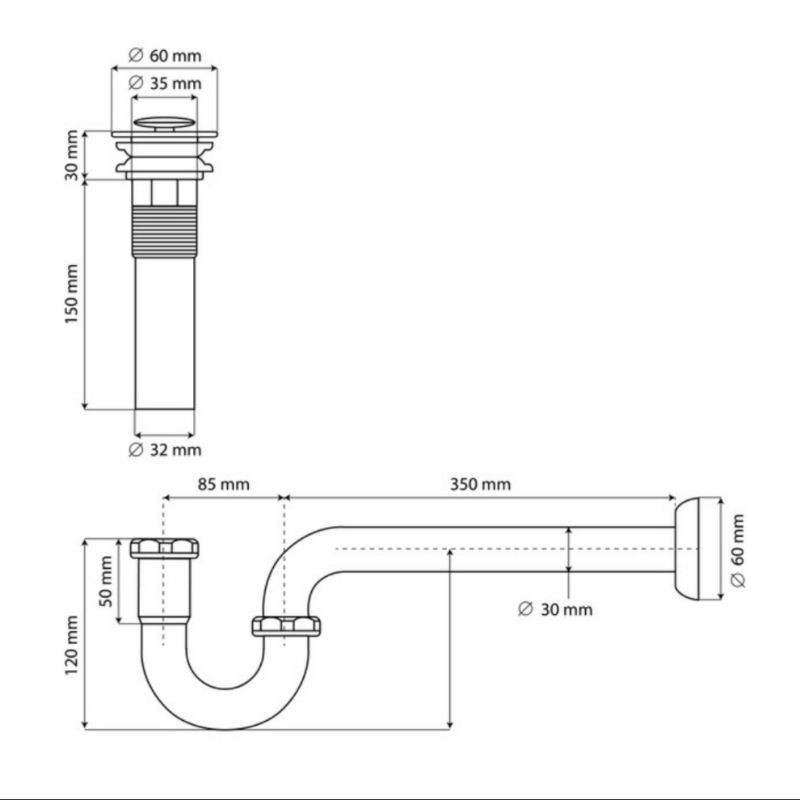 Sifon Westafel pembuangan westafel siphon leher angsa bagus afur westfel saringan wrstfel SUS 304 ASLI