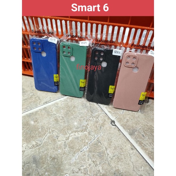 Softcase Infinix Smart 6 Silikon Casing Selicon Case Macaron Pelindung Pro Camera