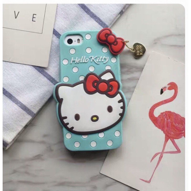 Silicon 3D Hello Kitty For SAMSUNG A3 2017  A7 10 A7 2016  A5 2017  A7 2017  J5 2017  J7 2017 softcase boneka karakter lucu / silikon tebal karakter lucu / case anak anak warna biru / pelindung hp