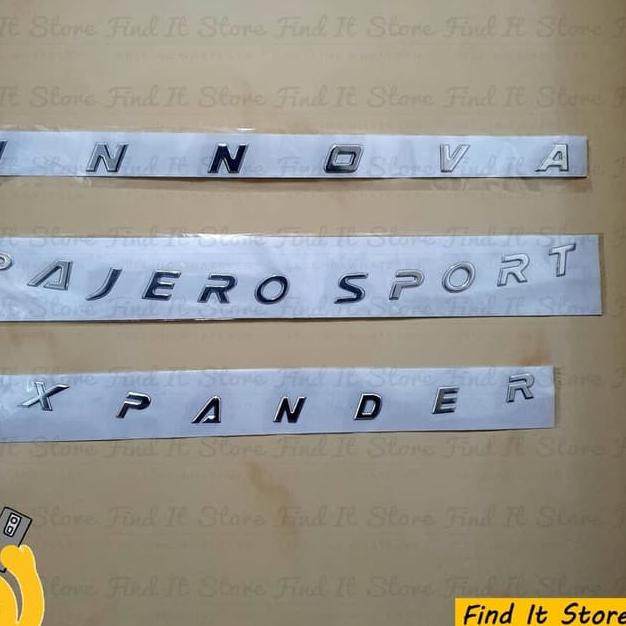 Î$ Engine Hood Emblem Xpander Expander 3D Logo Tulisan Kap Mesin Sticker Î