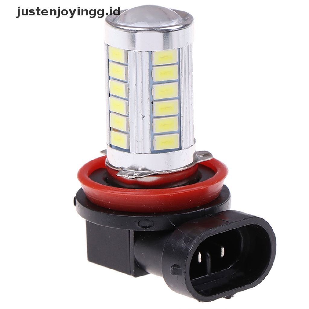 1pc Lampu Kabut Depan Mobil H8 / H11 33-LED Super Terang Warna Putih