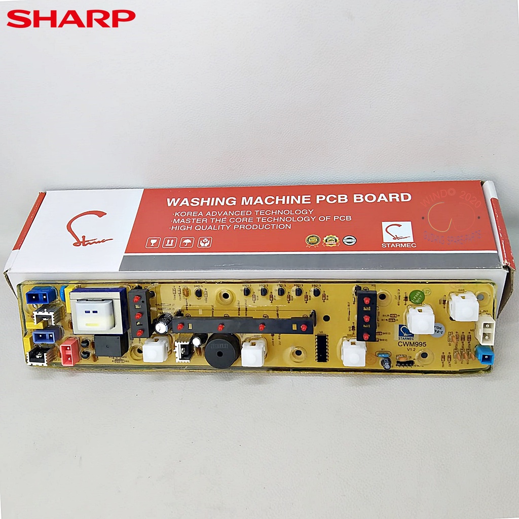 MODUL PCB MESIN CUCI SHARP ES-F800H ES F800H / ESF800H ESF850H / B / S ( 45-995 )