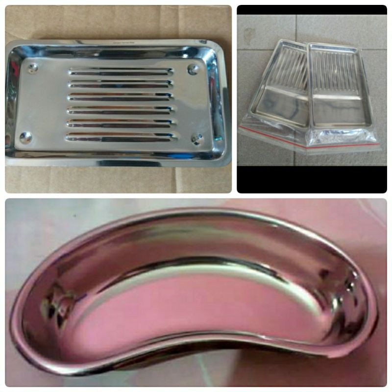 1 PCS Nierbeken stainless/ Baki Stenlis/ Tempat instrument stainless steril