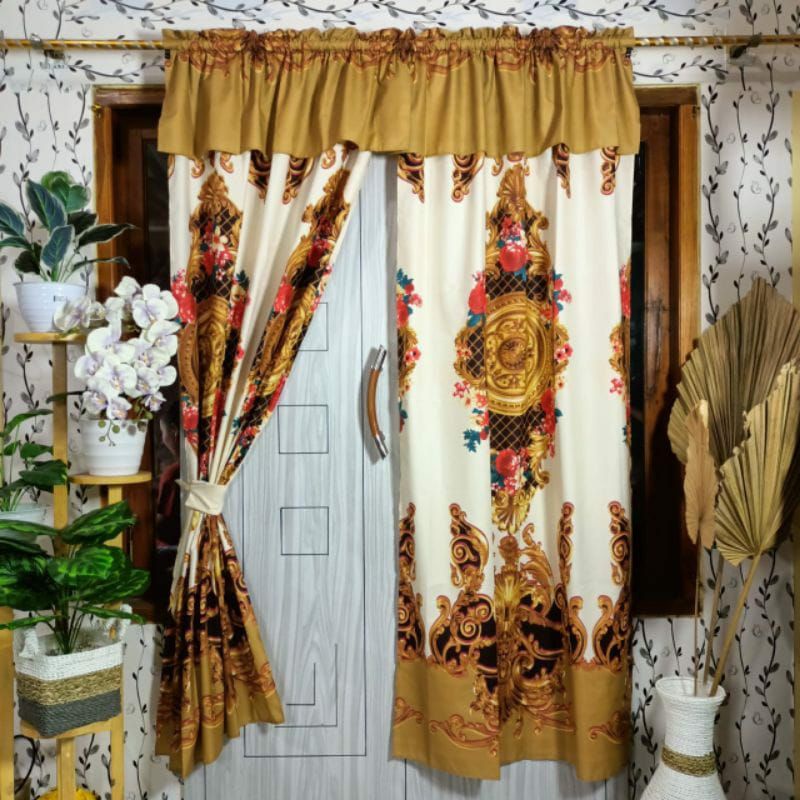Gorden Pintu Dan Jendela Serut Gorden Pintu Dan Jendela Serut Motif Luxury Gorden Pintu Dan Jendela 