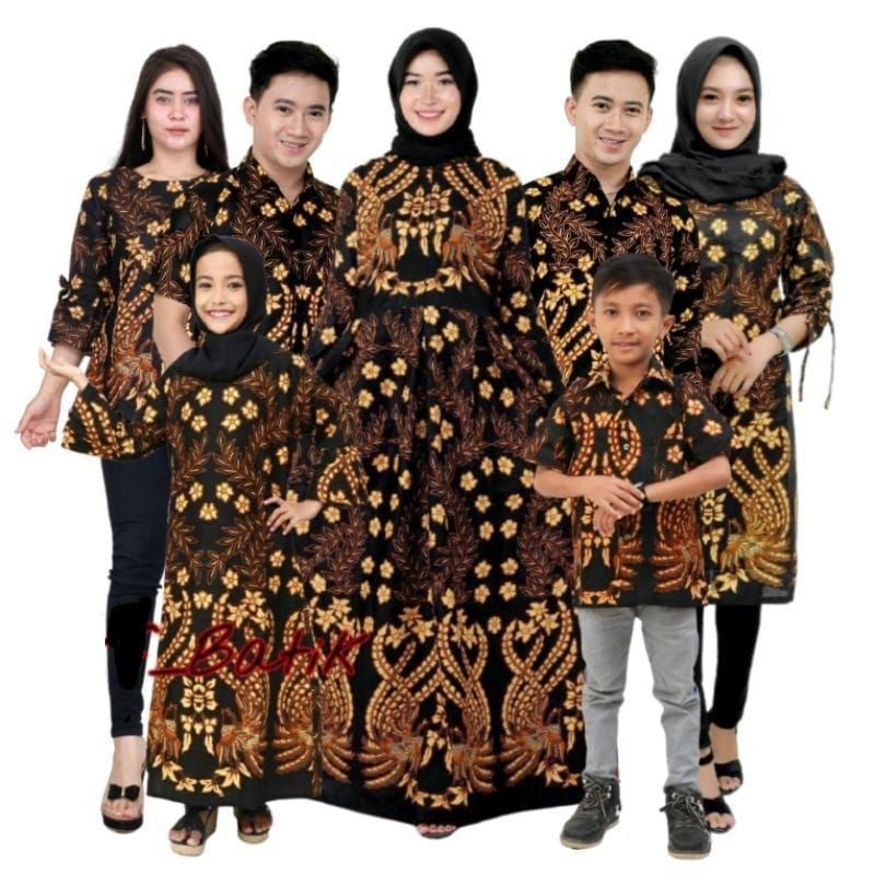 BISA PISAH Batik Couple Keluarga Sania Ruffle Ori ndoro jowi TERMURAH cendrawasih kuning