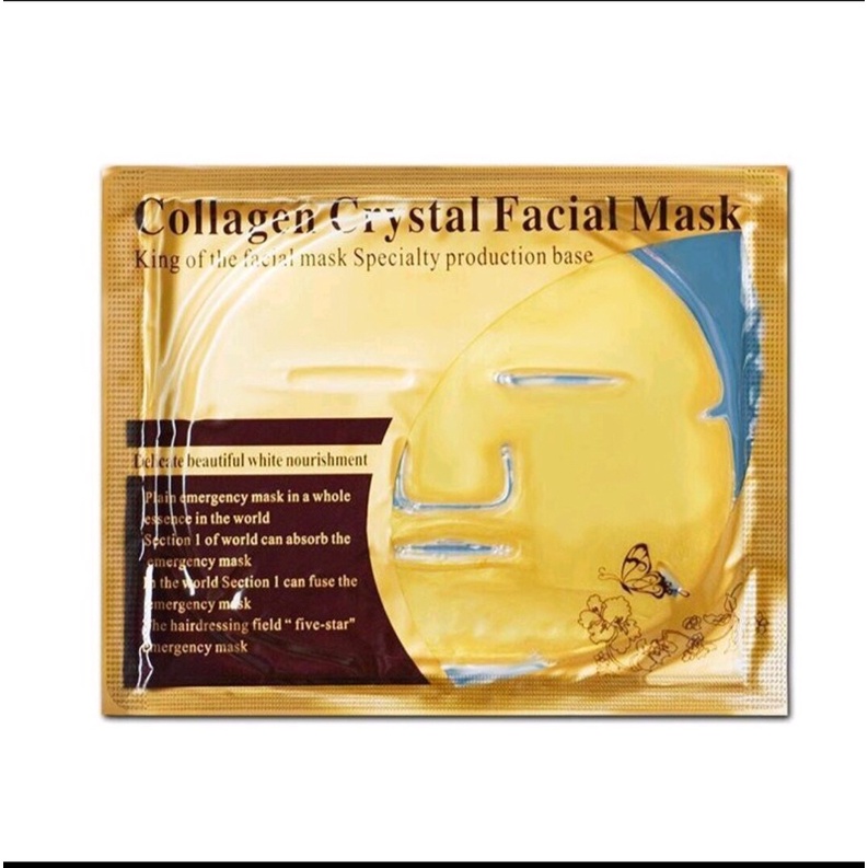 Facial Wajah Gold - With Collagen Extract /  EYE BAG EYEMASK Mata Gold