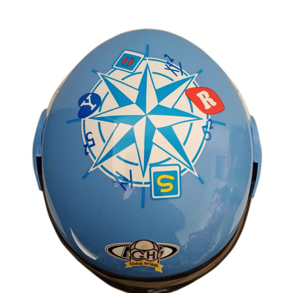 HELM EVOLUTION DORAEMON HALF FACE MODEL GM EVO