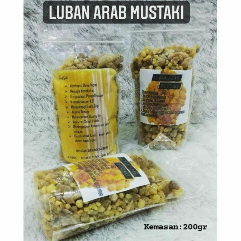 Luban Laban Arab Mustaki 200gram baik untuk menjaga kesehatan dan aroma teraphy