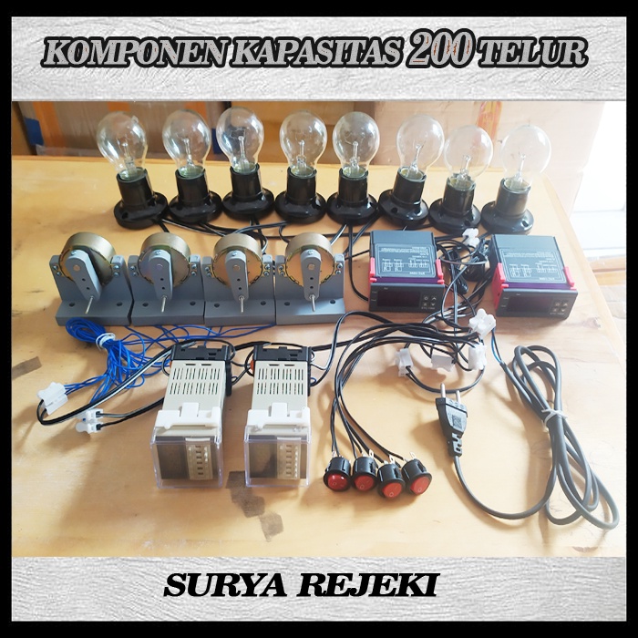 alat mesin tetas penetas telur otomatis kapasitas 200 telur mesin tetas