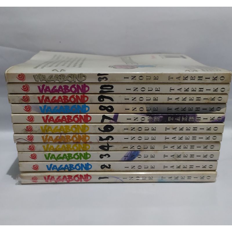Komik Vagabond 1-10, 31 set lengkap