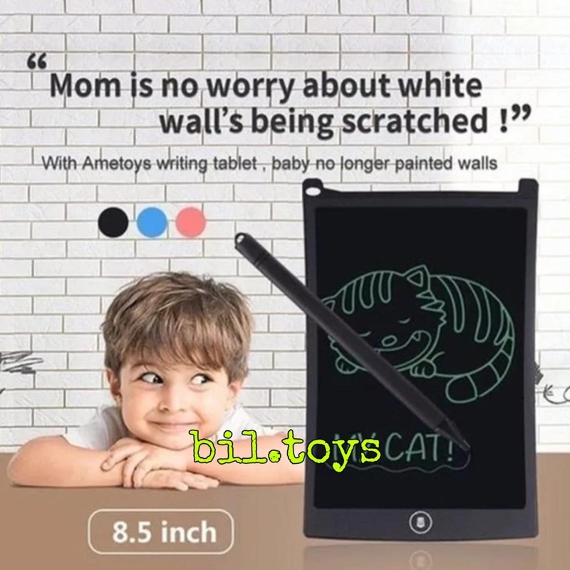 PAPAN TULIS LED GAMBAR LCD ANAK DAN DEWASA DRAWING WRITING TABLET LCD DRAWING BOARD