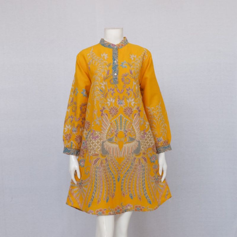 Tunik batik kerja modern