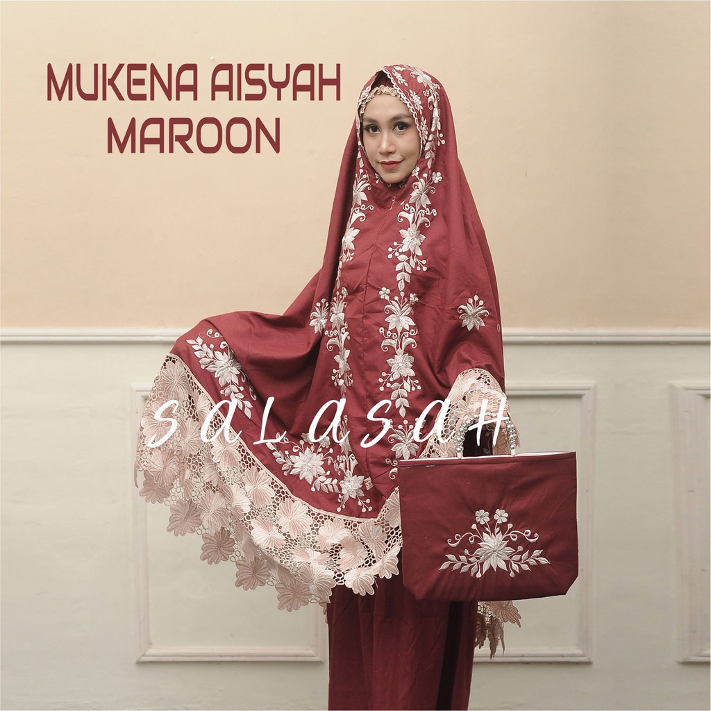 Mukena Syahrini Terbaru Mukena Full Bordir Mewah Mukena Dewasa 2020