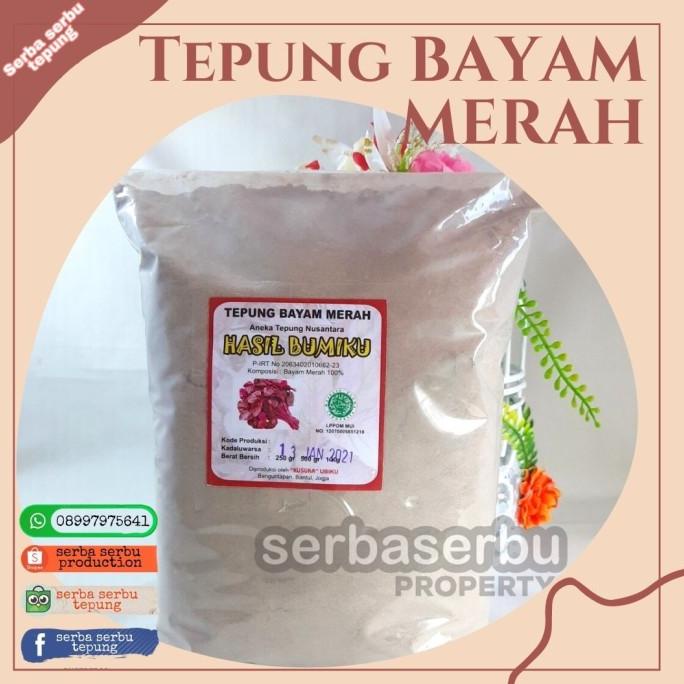 

Tepung Bayam Merah(1 Kg)|Melancarkan Pencernaan|Free Gluten