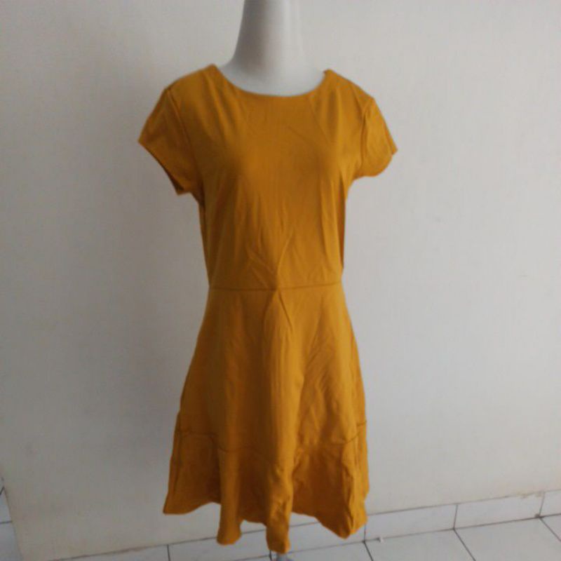 GAP mustard dress preloved original