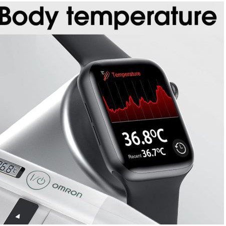 W26 Smartwatch Temperature dan Panggilan Bluetooth iOS dan Android