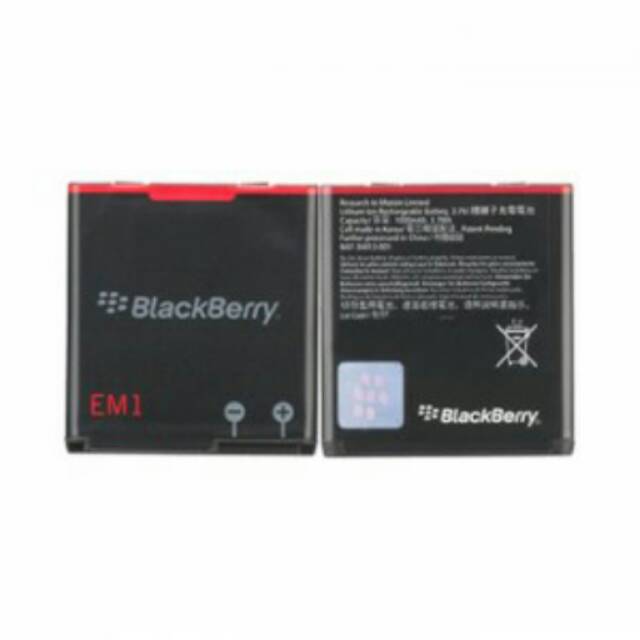 Battery Blackberry Original EM1 1000mAh