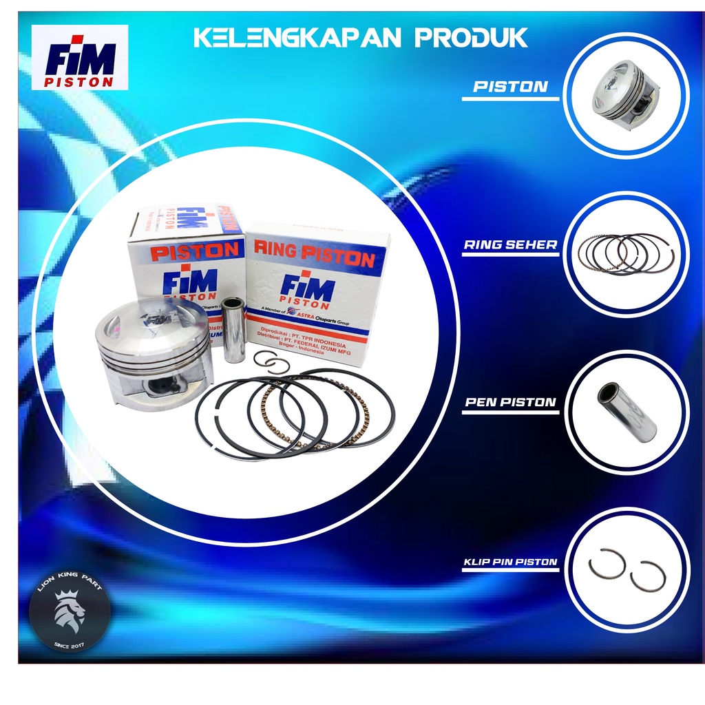 PISTON KIT KAZE FIM68 FIM 68 PIN 13-1