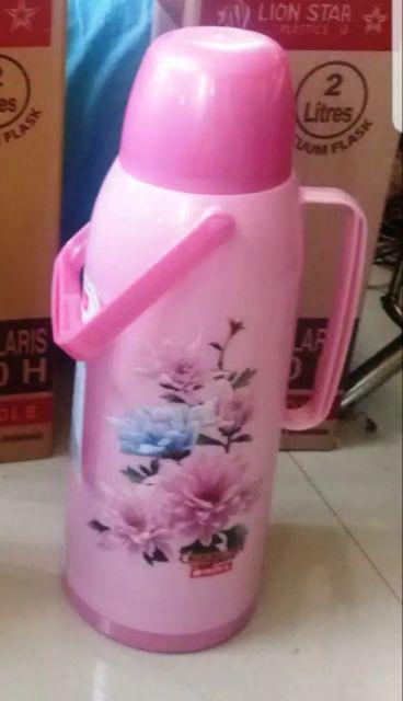 Thermos Air Panas 2 Ltr Vacuum Flask Corona Cn 50 Handle Lion Star - Only Gojek Grab