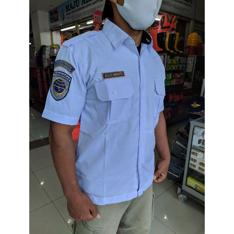 ATASAN BAJU PERHUBUNGAN PUTI