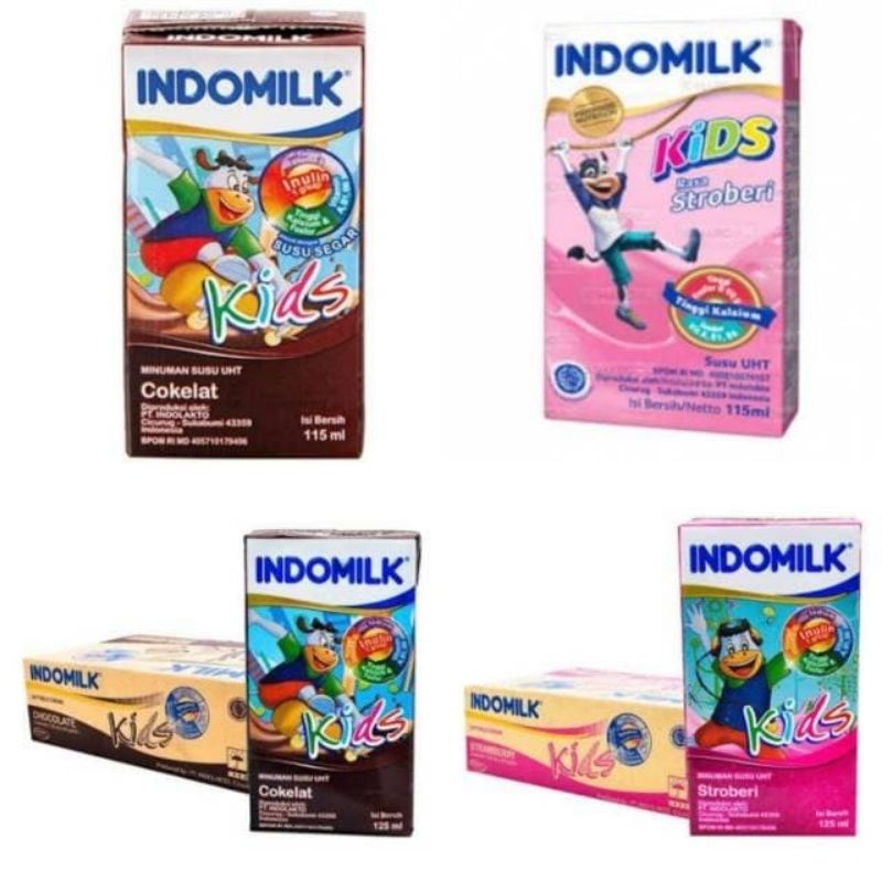 

Indomilk Susu UHT Kids Chocolate | Strawberry 115ml