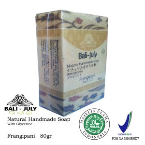 FRANGIPANI / KAMBOJA NATURAL HANDMADE SOAP/ Sabun Natural BALI JULY