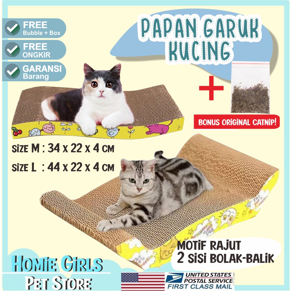 Mainan Kucing GARUKAN KUCING BESAR Papan Tempat Mainan Kucing GARUKAN KUCING BESAR Papan Tempat