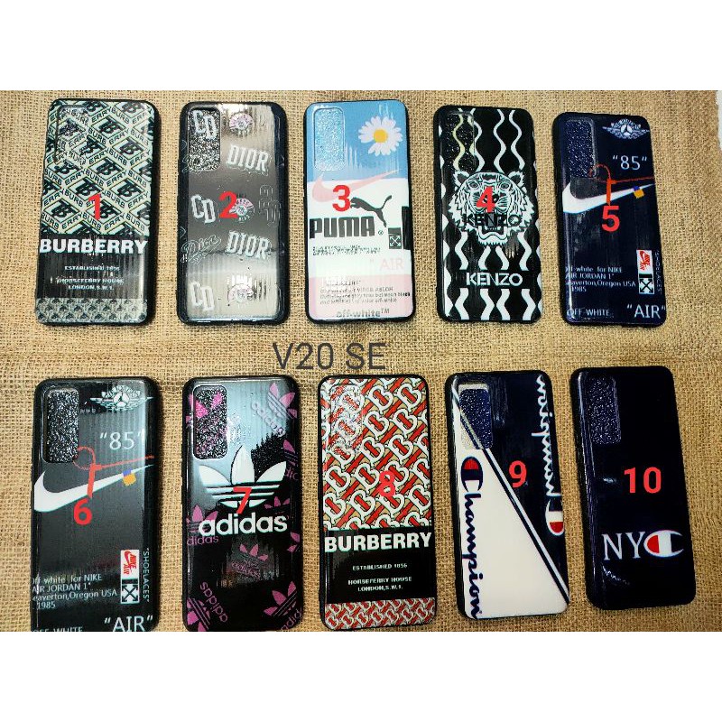 Vivo V20 SE Soft/Hard Case Motif/ Temple Glass